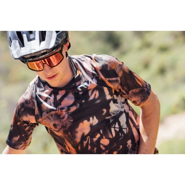 Northwave BOMB FLOWER MAGLIA MANICHE CORTE - Arancione 5 Northwave BOMB FLOWER MAGLIA MANICHE CORTE - Arancione - immagine 3