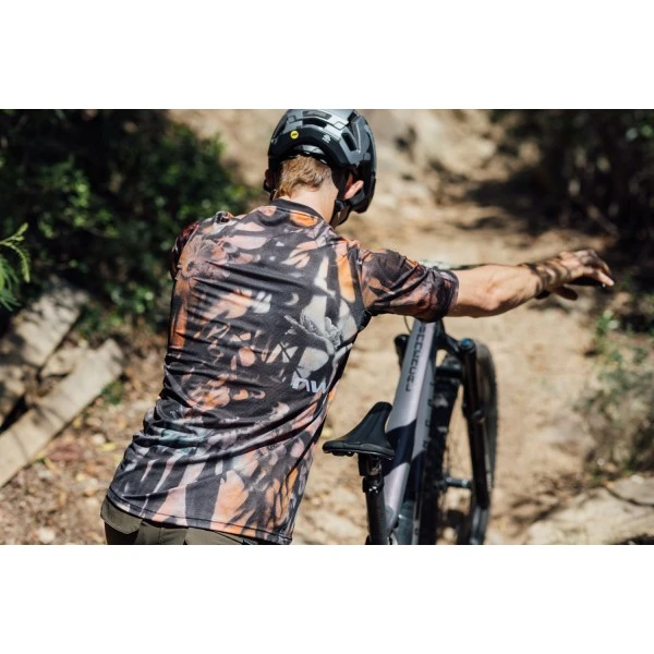 Northwave BOMB FLOWER MAGLIA MANICHE CORTE - Arancione 6 Northwave BOMB FLOWER MAGLIA MANICHE CORTE - Arancione - immagine 4