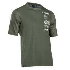 Northwave BOMB JERSEY MANICHE CORTE - Verde