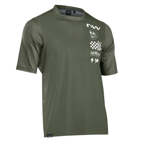 Northwave BOMB JERSEY MANICHE CORTE - Verde 3 Northwave BOMB JERSEY MANICHE CORTE - Verde