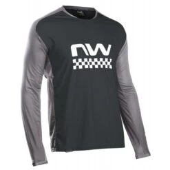 Northwave EDGE MAGLIA MANICHE LUNGHE OUTLET - Nero