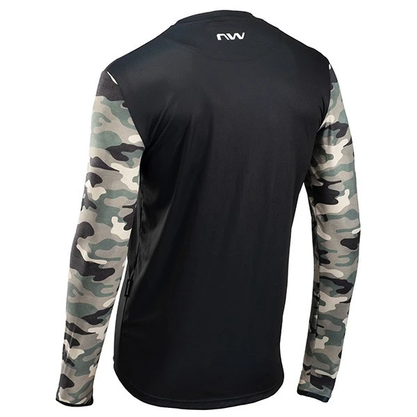 Northwave WILD ALL MOUNTAIN MAGLIA MANICHE LUNGHE - Nero 4 Northwave WILD ALL MOUNTAIN MAGLIA MANICHE LUNGHE - Nero - immagine 2